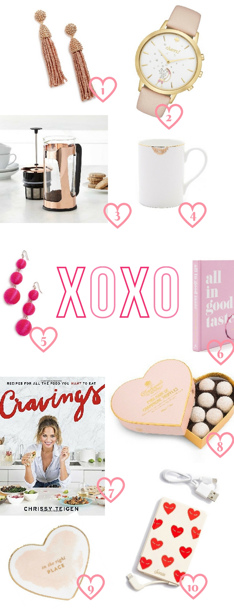 collage of Valentine's Day Gift Guide For Her