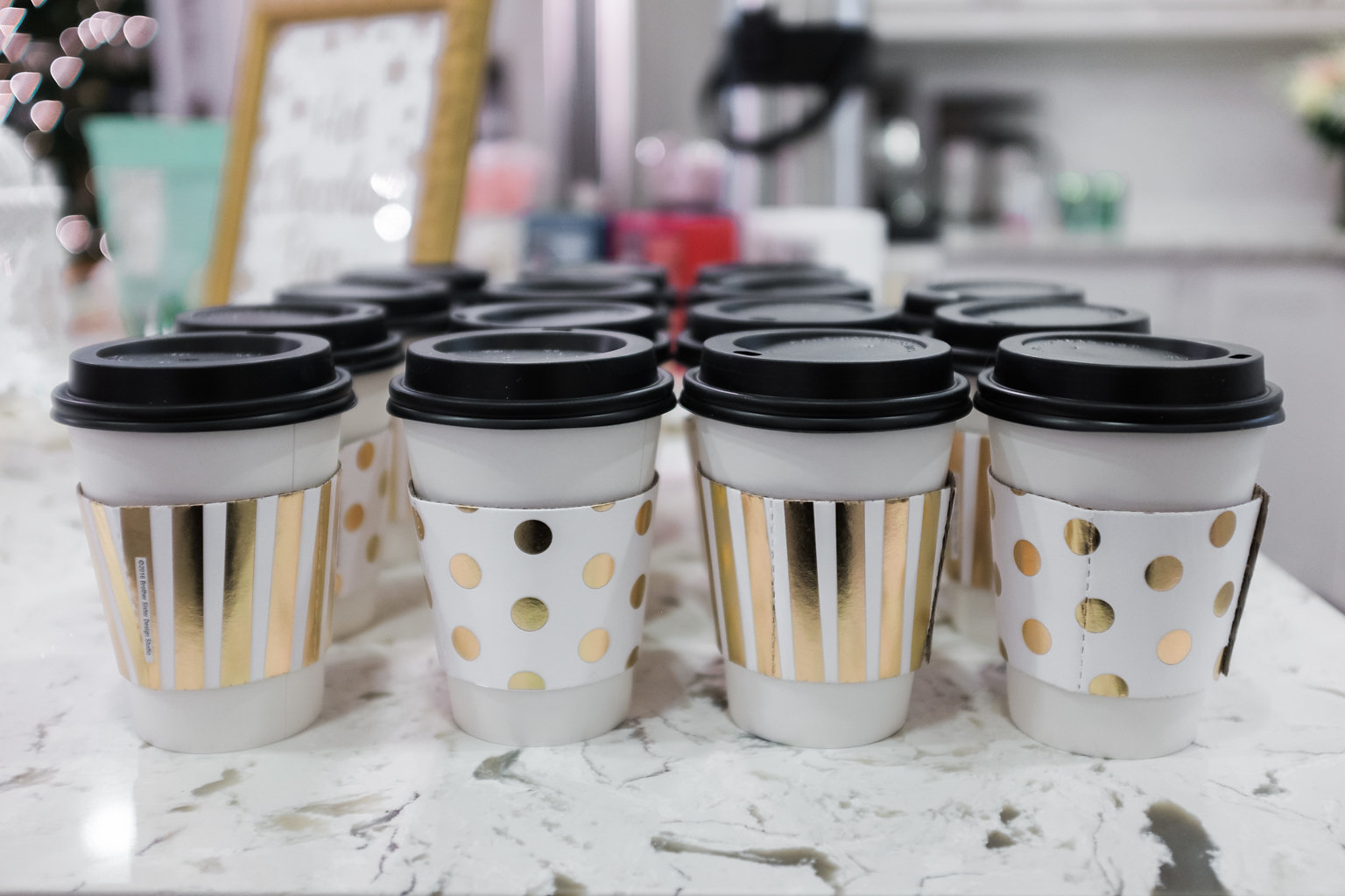cups for diy hot cocoa bar for Baby It's Cold Outside Baby Shower