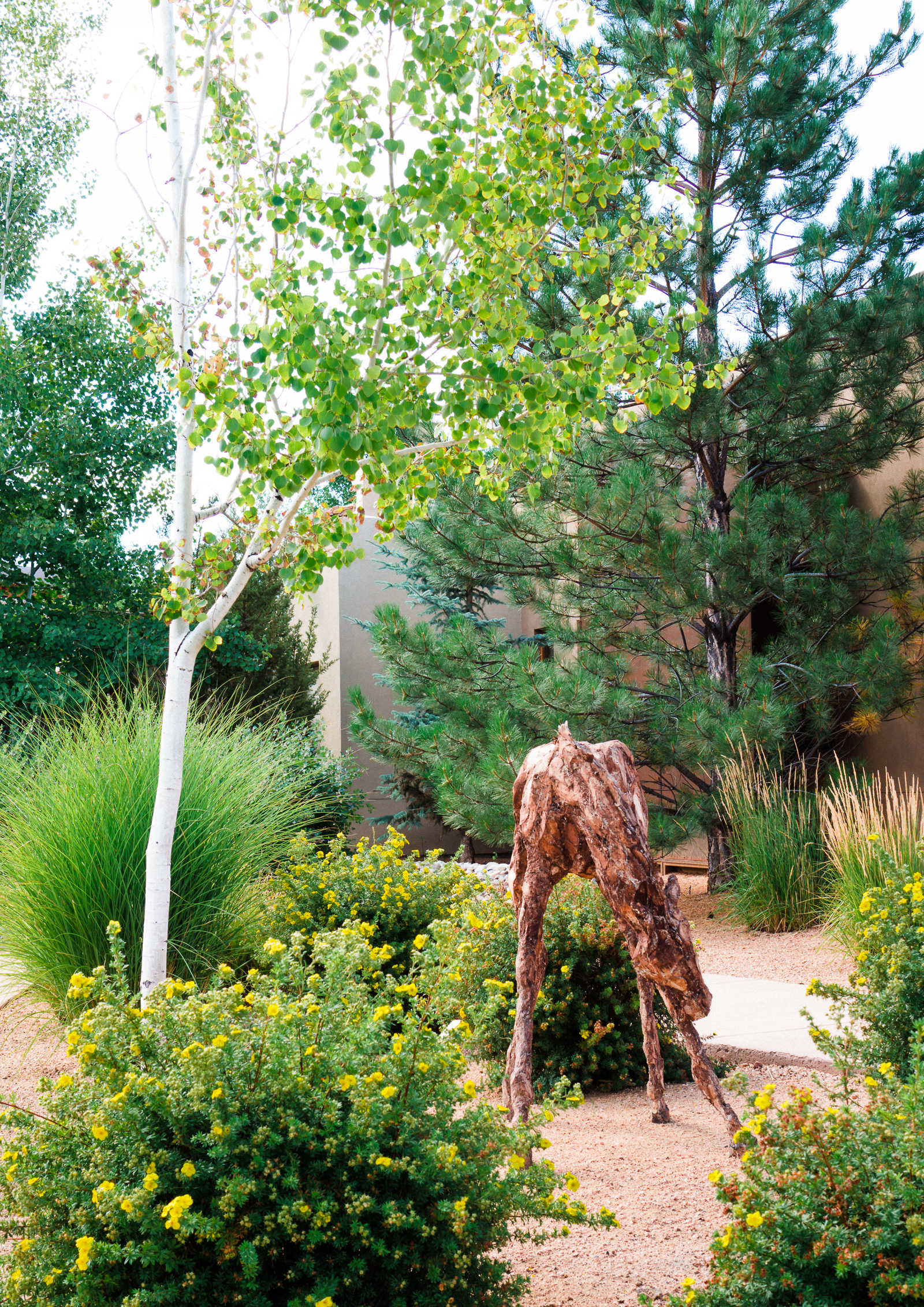 sculpture at the garden in Four Seasons Rancho Encantado