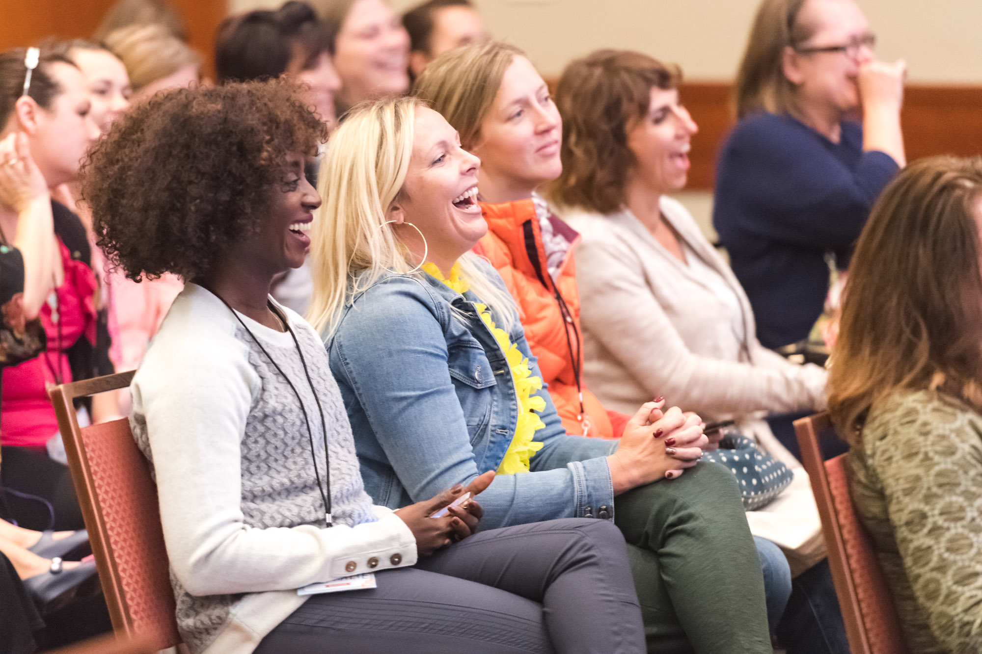 women in the crowd during the best Conference for Moms
